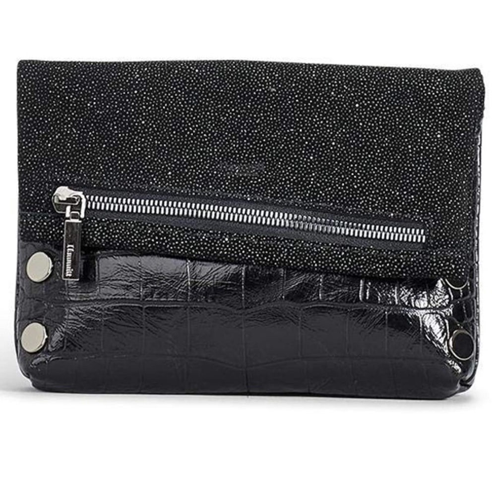 Hammitt black clutch